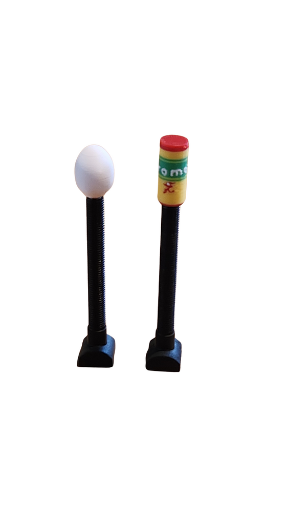 Aeromat + Ei Ventilkappenset, 3D-gedruckt Presta