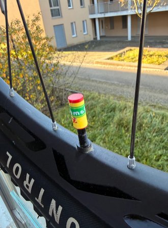 Aeromat Ventilkappenset, 3D-gedruckt Presta Produktbild 1