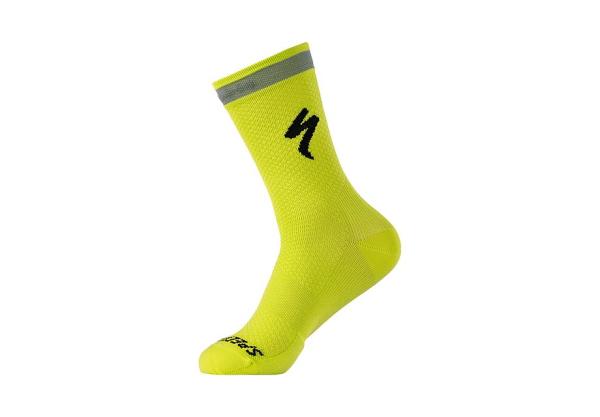 Specialized Soft Air Reflective Tall Socks S Hyper Green