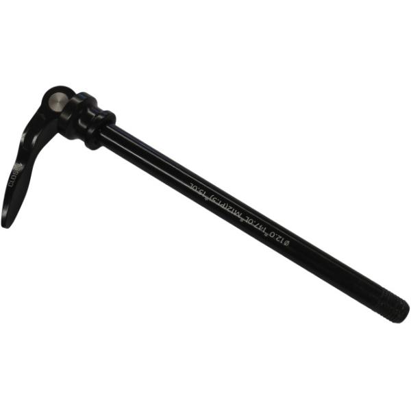 Price Steckachse 12mm QR HR M12x1.5 Gewinde, 147mm, Aero/Enurance/Gravel Rahmen  Schwarz 142 mm