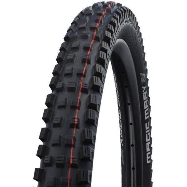 Schwalbe Magic Mary Evo SuperGravity HS447 TLE 29x2.60 65-622 Falt SnakeSkin ADDIX Soft E  Schwarz 29 Zoll x 2.60 Zoll, 65-622