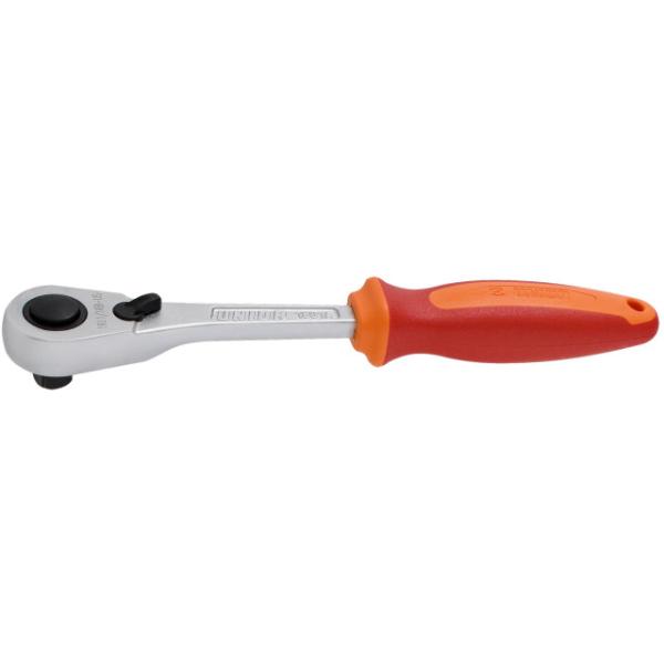 Unior "Umschaltratsche 1/4""" verriegelbar  Rot, Orange, Silber