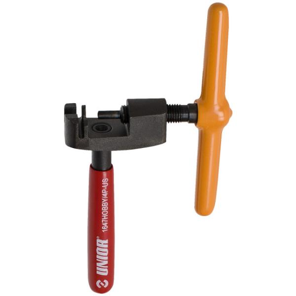 Unior Kettennietdr&uuml;cker  Orange, Schwarz, Rot