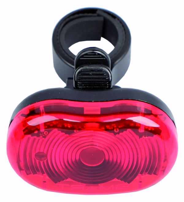 Smart R&uuml;cklicht Stern LED inkl Batterien Halter 