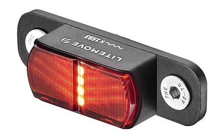 Litemove R&uuml;cklicht TS-RK E25 50mm f&uuml;r Gep&auml;cktr&auml;germontage 