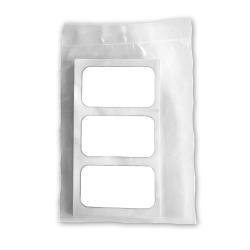 Reflektorfolie selbstklebend 3M 25x45mm OEM Set &agrave; 30 Stk. mit 10 B&ouml;gen &agrave; 3 Stk. weiss 