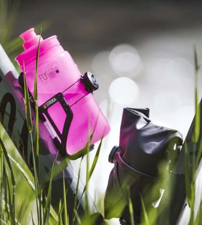 Elite Bidon Fly Tex 550 ml clear pink  Produktbild 3