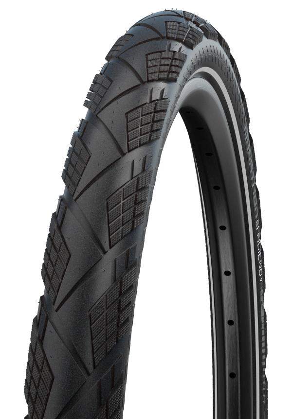 Schwalbe Pneu Marathon Efficiency 700x38C Falt mit Reflexstreifen black 