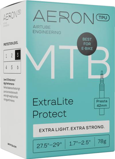 Aeron Schlauch MTB 27.5-29" 1.7-2.5" ExtraLite Protect Prestaventil 42 mm  Produktbild 1
