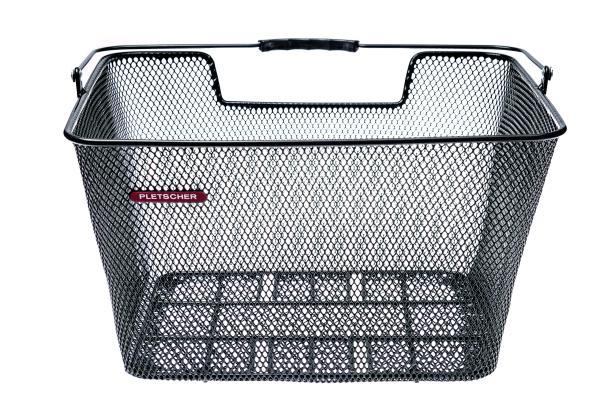 Pletscher Korb Standard Gep&auml;cktr&auml;ger fein ohne Adapter schwarz 
