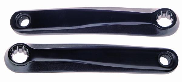 Kurbel 175 mm Alu ohne Schrauben BNI schwarz 