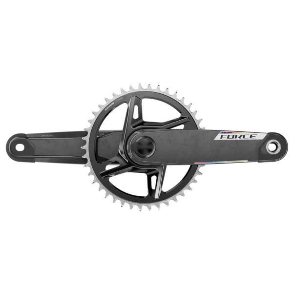 Quarq MY26 Power Meter Crankset Spindle Force XPLR AXS Wide 1x DUB 170mm/42t black/iridescent