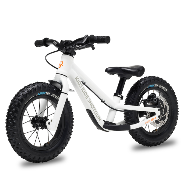 Kids Ride Shotgun 12&rdquo; Dirt Hero with Brake one size white